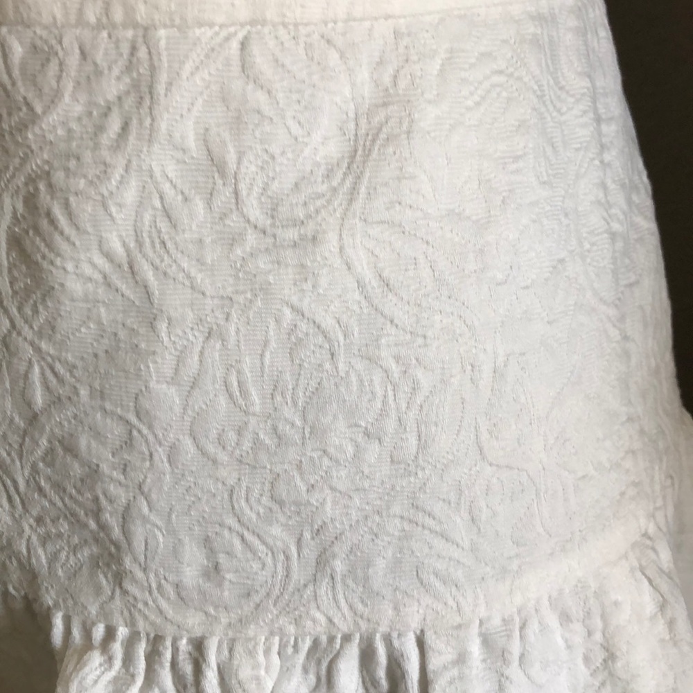 J. Crew ivory fit and flare matelasse skirt mini - Picture 4 of 4